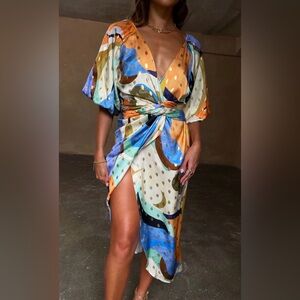 Never Fully Dressed Wrap Dress